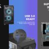 Casing VenomRX PRAVA Tempered Glass Side M-ATX 2x12CM ARGB FAN - Image 4