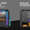 Casing VenomRX PRAVA Tempered Glass Side M-ATX 2x12CM ARGB FAN - Image 6