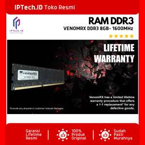 RAM PC VenomRX DDR3 8GB - 1600MHz LODIMM